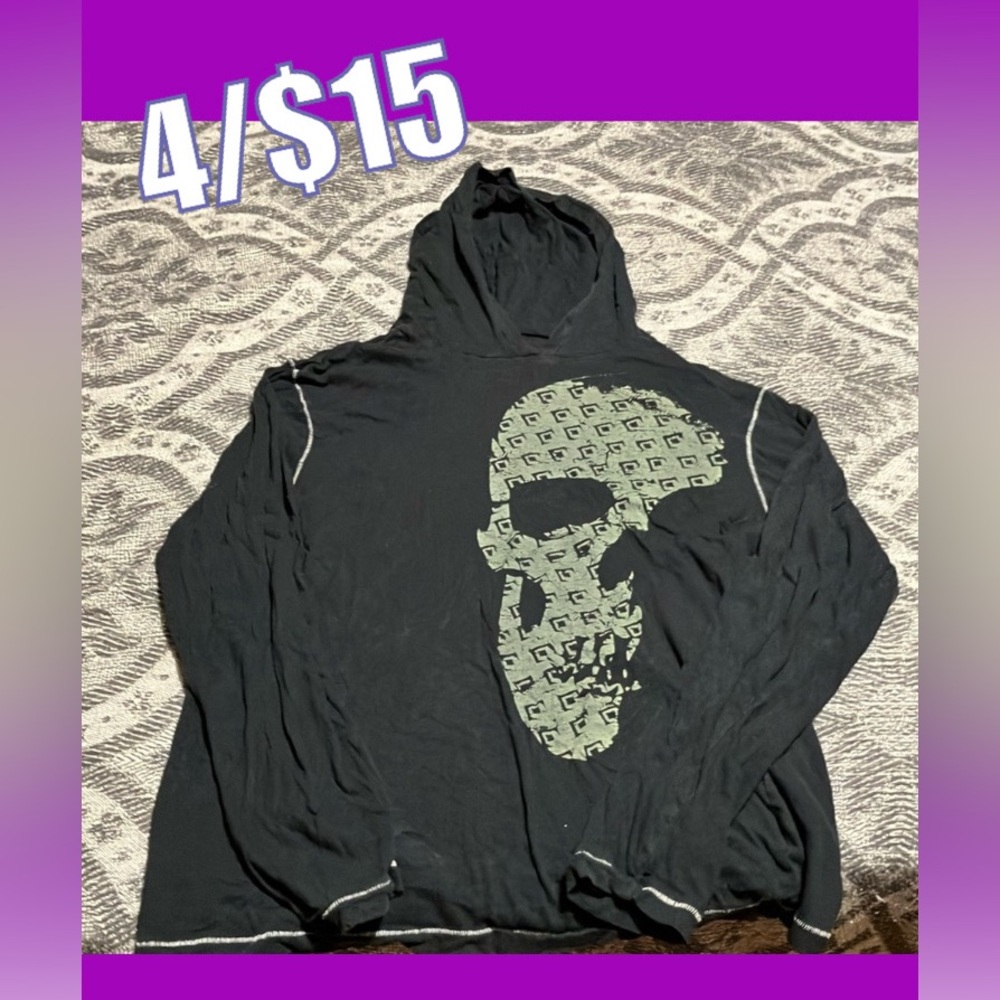 🖤Thin Skull Hoodie🖤